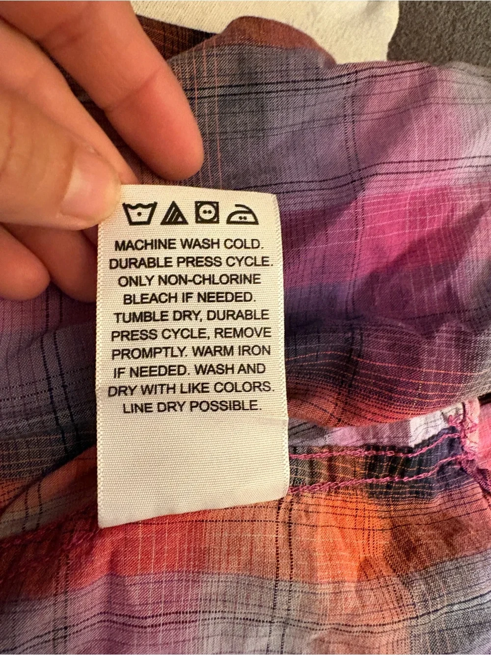 Levi’s plaid Button-Up Women's Shirt with pearl button snap